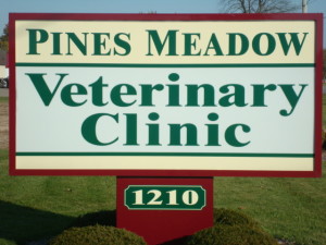 Pines Meadow Sign